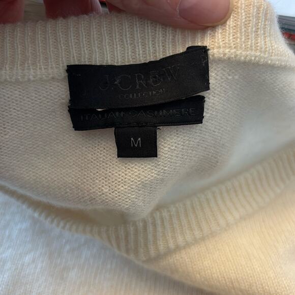 J. Crew Cream Crew Neck Sweater - Picture 3 of 5